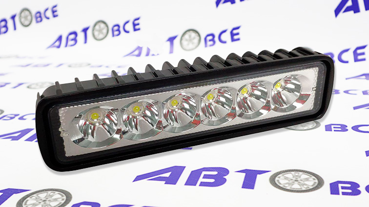 Ходовые огни (комплект 2шт 12-24V) 07-18W-03 6LED Ближний NovoLED